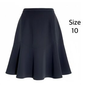 NYCC Women’s Black A-Line Skirt – Size 10, Knee-Length